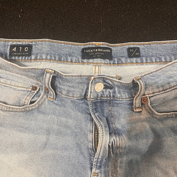 Lucky brand 410 authentic slim jeans size 39 - Picture 2 of 4